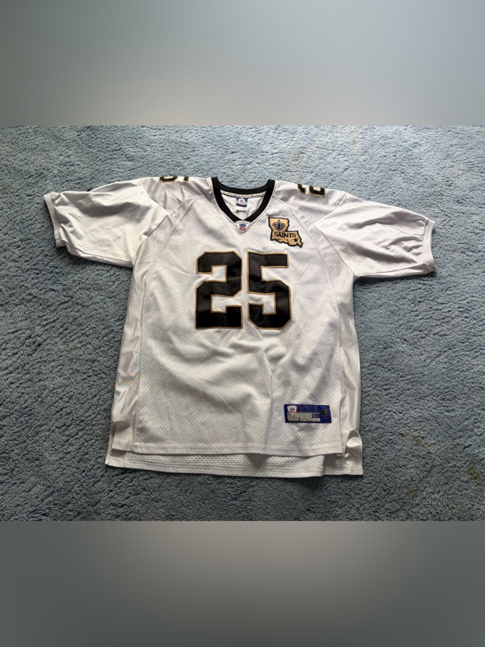 Reebok NFL On Field New Orleans Saints Reggie Bush #25 Stitched Jersey Size 54